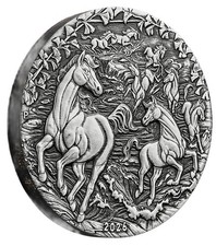 Silbermünze 2 oz Lunar III