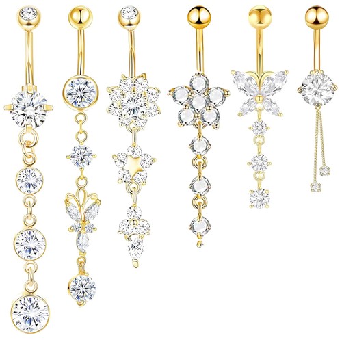 Bauchnabelpiercing set - bauchnabelpiercing,