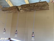 Balkenlampe Holz Rustikal Retro Holz Deckenlampe Alt