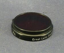 LEICA LEITZ A36 Rot Red R.H. Objektiv Lens Filter Schwarz Black 36 mm Deutschlan