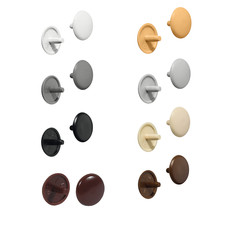 Häfele 100x Abdeckkappen für Schrauben Kopflochbohrung 2,5 mm PZ2 Abdeckung