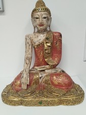 Alte Thai Buddha-Statue / Holz