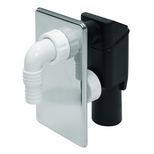 Unterputz siphon silber - unterputz,