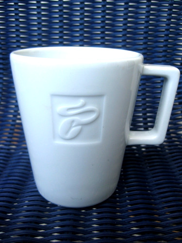 Große kaffeetasse pott - große, kaffeetasse/pott