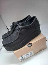 Clark's Wallacraft Lo Damen Schuhe Grösse 39 1/2 Black Nubuck