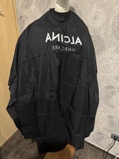 Friseurumhang Haarschneideumhang Umhang Friseur Schwarz Hackenverschluss Alcina