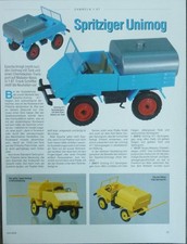 Unimog 411 mit Tank in 1-87