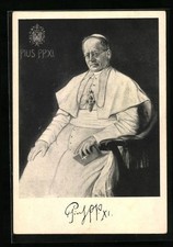 Ansichtskarte Papst Pius XI