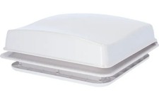 Berger Turbo Vent Dachhaube mit Ventilator 28 x 28 cm 12 V weiß Camping;, B-Ware