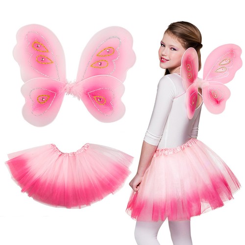 Fee kostüm rosa kinder - fee,