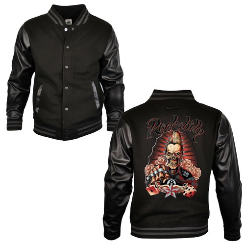 Rockabilly jacke vinyl kustom - rockabilly,