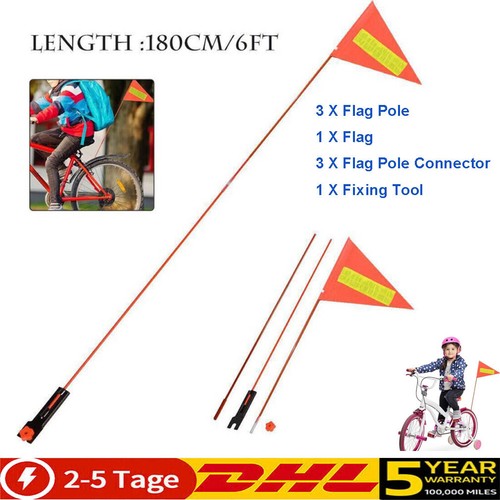 180cm kids fahrradfahne - 180cm,