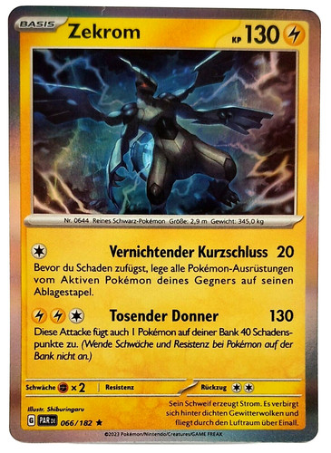 Pokemon karte zekrom holo - pokemon,