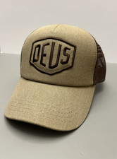 Deus Thinker Trucker Cap - Baseballkappe Tan Neu/Ungetragen