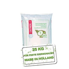 Muschelgrit Muschelschrot Hühnergrit  -  Ostrea 1-2,5 mm 25kg Muschelschalengrit