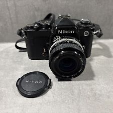 Nikon FE Black Paint mit Nikkor 35 2.8 - Used! Street Photography! 