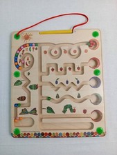 Magnetspiel Montessori 2016 Eric Carle Kleine Raupe Nimmersatt Holz