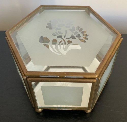 Vintage glas messing - vintage, glas-messing