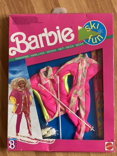 Mattel vintage 1990 barbie ski - vintage,