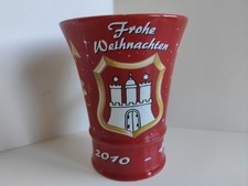 Glühweintasse Weihnachtsmarkt Hamburg 2010 *** RAR und TOP Zustand ***