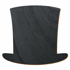 Schwarzer Holz Zylinder Hut - 3-50cm Deko Basteln