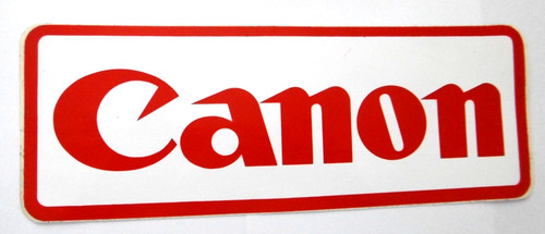 Werbe aufkleber canon - werbe-aufkleber,