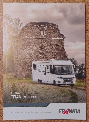 Prospekt vom wohnmobil - vom, frankia