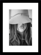 Bilderrahmen Linea  aus Echtholz,  mit Echtglas, mit oder ohne Passepartout