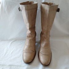 Stiefeletten Leder Org.Belstaff,Beige,Gr 39 Roadmaster,edel ++Top++