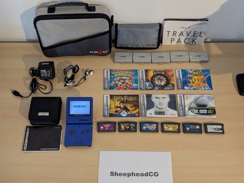 Game boy advance blau - game,