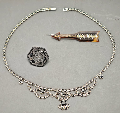 Konvolut alter trauerschmuck - alter,