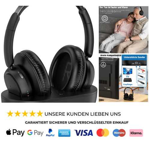 Funkkopfhörer kabellos mit - kabellos,