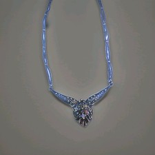 Jugendstil Collier Kette 925