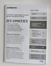 BEDIENUNGSANLEITUNG ONKYO HT-