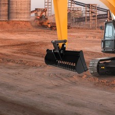 Minibagger-Sieblöffel