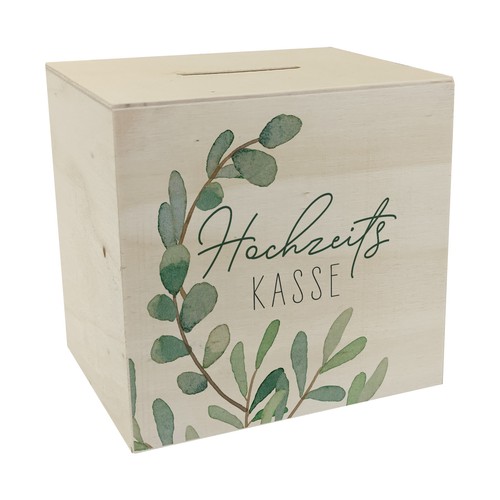 Hochzeitskasse eukalyptus - hochzeitskasse,