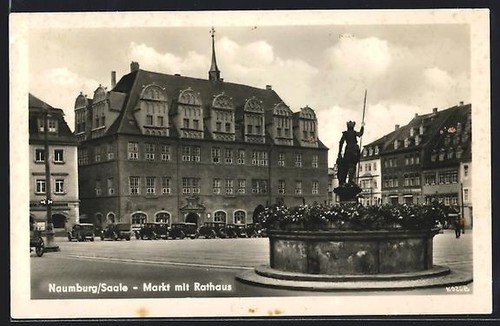 Ansichtskarte naumburg saale - ansichtskarte, /saale