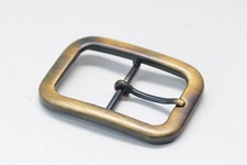 Elegante Gürtelschnalle Schnalle, ca. 30 mm Breite, antik altmessing, 80er Jahre