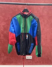 Marcel Clair Vintage Windbreaker Größe XL Grün/Blau/Rot/Schwarz
