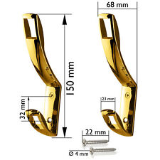 Kleiderhaken Garderobenhaken METALL Bogenhaken Huthaken Garderobe Wandhaken NEU