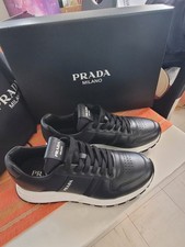 Prada Herren Sneaker, Schwarz, Gr. 8