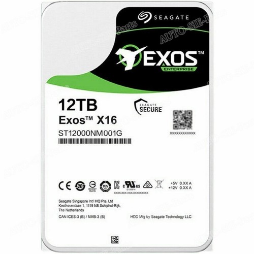 Seagate exos x16 12tb 7200 - 12tb,