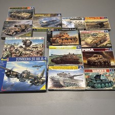 13x Großes WW2 Modellbau Konvolut Sammlung ITALERI Revell ESCI Heller DRAGON