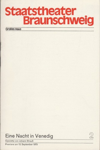 Programmheft johann strauß - programmheft,