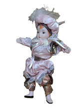 ? 1990 Vintage-Puppe Aladin/Orient/1001 Nacht  Keramik/Textil 24 cm RETRO