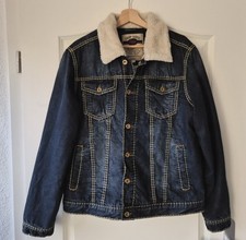 Camp David Jacke - Jeansjacke - Felljacke - Neuwertig, Gr. L 