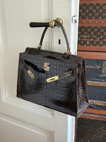 Hermes paris marron fonce - marron,