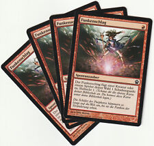 ✪ 4 MAGIC The Gathering FUNKENSCHLAG Red Instant PLAYSET THS/DE NM/EX