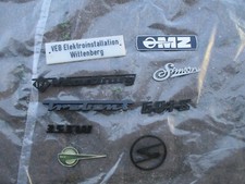 Lot Logo Emblem Schriftzug DDR Wartburg EMZ Simson Trabant Defekt