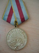 UdSSR Orden Medaille für die Befreiung Warschaus. Original-100 %